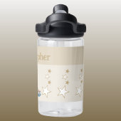 可愛いヒョウの名前を付け星キッズブラウン ウォーターボトル