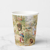 可愛いビアトリックス・ポッター・ピーター&フレンズ 紙コップ (右)