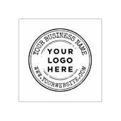 可愛いビジネスロゴ ラバースタンプ (インプリント)