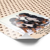 可愛いビルマの山犬PHOTO Named Keepsake フォトプリント (角)