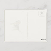 可愛いビーグル付きヴィンテージ犬はがき ポストカード (裏面)