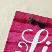 可愛いビーチサンダルは人生パーソナライズされた ビーチタオル (インサイチュ)