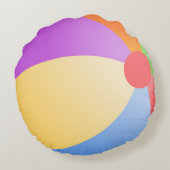 可愛いビーチボール丸い枕 ラウンドクッション (裏面)