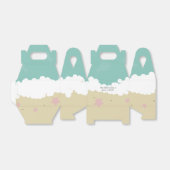 可愛いビーチ誕生日砂の波の好意ボックス フェイバーボックス (折り畳みなし)