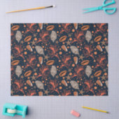 可愛いビーチ貝殻コーラルパターンパーティー組織 薄葉紙 (クラフト)