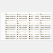 可愛いビー州またはCOUNTRYハニーリッドのセキュリティラベル ラベル (シート)