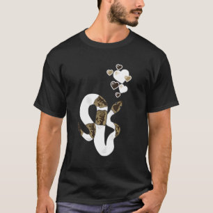 可愛いピアンボールPythonとハート – ピアンボールPyth Tシャツ