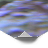 可愛いピエロ海Anemoneサンゴ水中写真 ポスター (角)