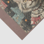 可愛いピエロ猫の木絵を描の壁- 薄葉紙 (詳細)