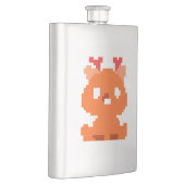 可愛いピクセ遊ル鹿ベビーのカード フラスク (右)