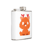 可愛いピクセ遊ル鹿ベビーのカード フラスク (右)