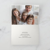 可愛いピックボールSanta Redクリスマスフォト シーズンカード (内部)