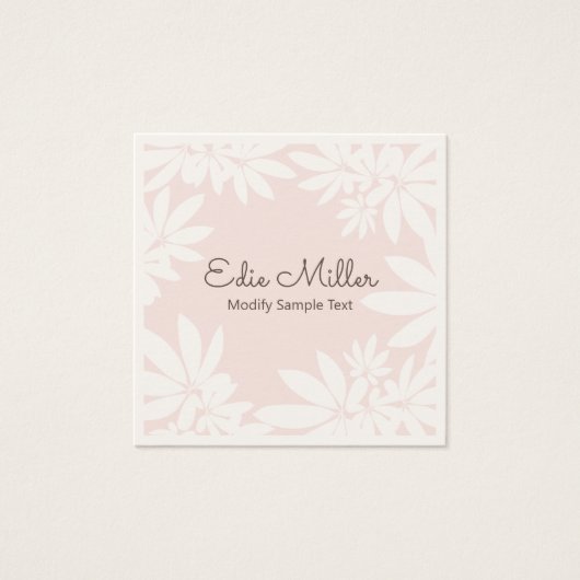 可愛いピモダンンク淡い色のフローラスクリプトフォント (正面)