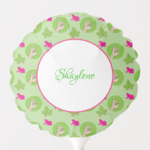 可愛いピンクとグリーン