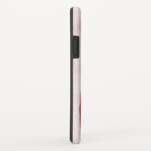 可愛いピンクののぞきーとブーのフラミンゴ写真モノグラム Case-Mate iPhoneケース (裏面/右)