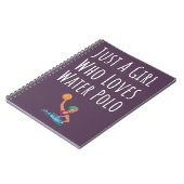 可愛いピンクのウォーターポロギフトプールforベビーガール ノートブック (左側)