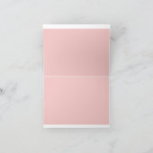 可愛いピンクのクリスマスクッキーカード シーズンカード (内部)