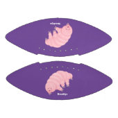 可愛いピンクのタディグレード水クマの漫画 アメリカンフットボール (パネル)