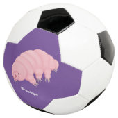 可愛いピンクのタディグレード水クマの漫画 サッカーボール (3/4)