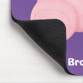 可愛いピンクのタディグレード水クマの漫画 マウスパッド (コーナー)