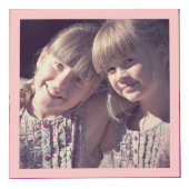 可愛いピンクのハートダンスBFFフォトキューブ フォトキューブ (右)