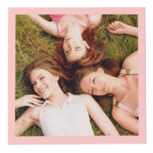 可愛いピンクのハートダンスBFFフォトキューブ フォトキューブ (正面)