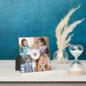 可愛いピンクのハート4枚 フォトプラーク (インサイチュ)