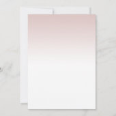 可愛いピンクのバルーン私たちは赤ちゃんシャワーを待つことができる 招待状 (裏面)