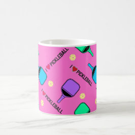 可愛いピンクのピクルスが大好き コーヒーマグカップ