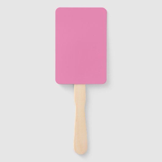 可愛いピンクの図解入りの、写真付きの物干し用ベビーシャワー ハンドファン (裏面)