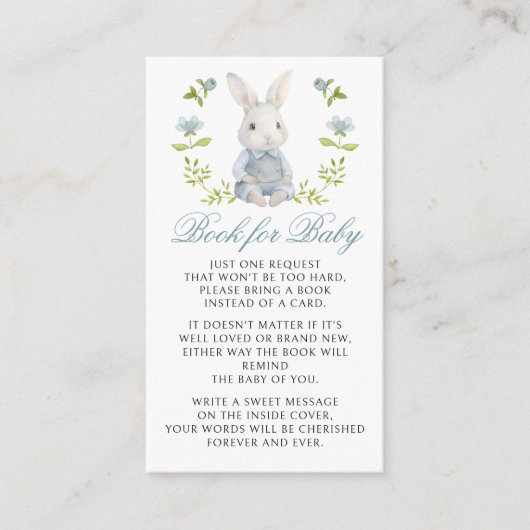 可愛いピンクの弓ジンガムの赤ちゃんガールシャワー用ブック エンクロージャーカード (正面)