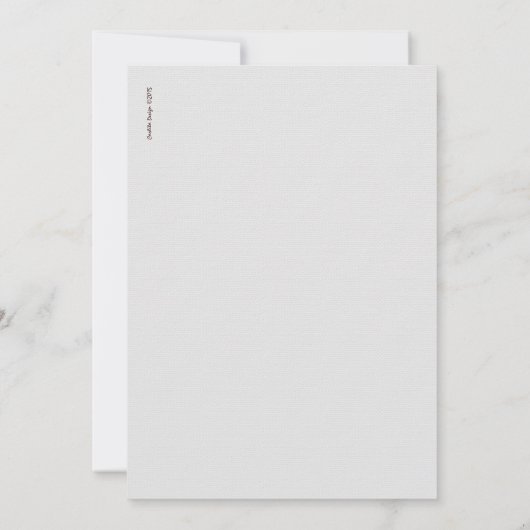 可愛いピンクの水彩最初の誕生日パーティーガール 招待状 (裏面)