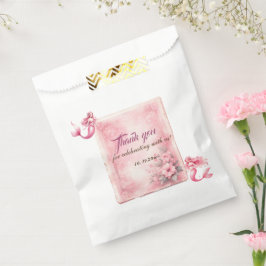 可愛いピンクの水色の城ガーリーの妖女 フェイバーバッグ