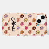 可愛いピンクの飾りドーナツ Case-Mate iPhoneケース (裏面 (横))