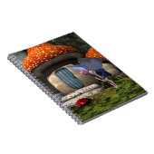 可愛いピンクの髪の妖精がレディバグに出会う ノートブック (右側)