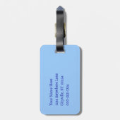 可愛いピンクの髪の妖精がレディバグに出会う ラゲッジタグ (裏面縦)