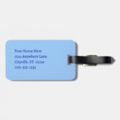 可愛いピンクの髪の妖精がレディバグに出会う ラゲッジタグ (裏面横)