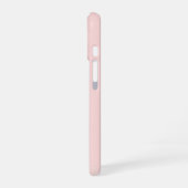 可愛いピンクのiPhone 16 カバー – やる気を起こさせる (左側面)