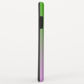 可愛いピンクグリーンハートの抽象的フラクタル 名前 Case-Mate iPhoneケース (裏面/右)