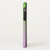 可愛いピンクグリーンハート抽象フラクタル名 Case-Mate iPhoneケース (裏面/左)