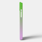 可愛いピンクグリーンハート抽象フラクタル名 Case-Mate iPhoneケース (裏面 / 左)