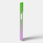 可愛いピンクグリーンハート抽象フラクタル名 Case-Mate iPhoneケース (裏面 / 右)