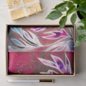 可愛いピンクダガーリーリアかわいらしフローラ水色 薄葉紙 (ギフト)