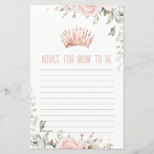 可愛いピンクプリンセスティアラフローラアドバイスfor Mum (正面)