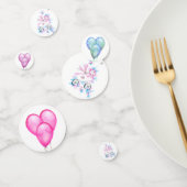 可愛いピンクマウブアクアウォーターベビーインPram コンフェッティ (グループ)