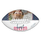 可愛いピンク最高ののハートお母さんの日 アメリカンフットボール (正面)