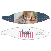 可愛いピンク最高ののハートお母さんの日 バスケットボール (パネル)