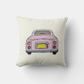 可愛いピンク淡い色ののフィガロのカークリーム クッション (正面)