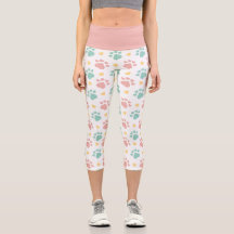 可愛いピンクnブルーのポープリントペットラバー