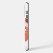 可愛いピーチの不機嫌なパギー iPhoneケース (左側面)